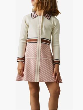 Reiss Cream and Blush Zana Dress new w/o tags